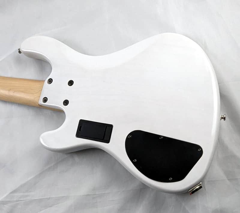 CORT GB75 Jazz / MM 5-String Bass w/Gig Bag - White Blonde Ash, 34