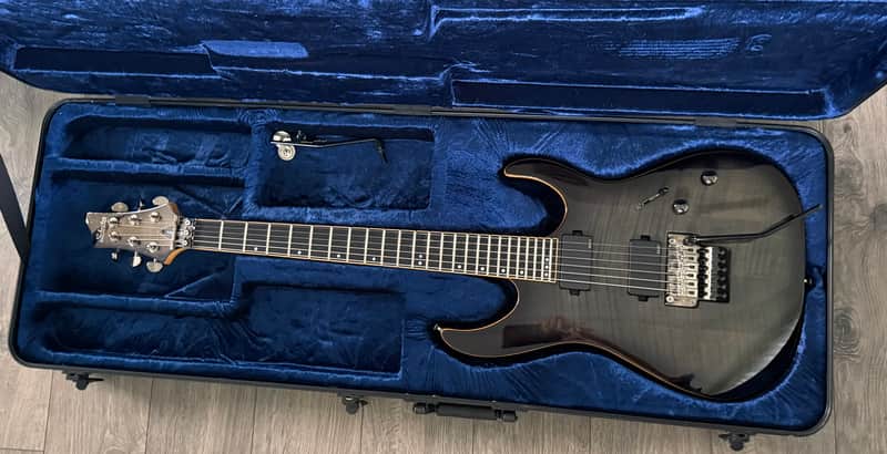 Schecter Banshee-6 FR Active 2013 - 2015 - Trans Black Burst image 1