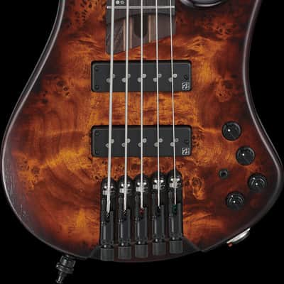 Ibanez EHB Ergonomic Headless Bass 5 String w/Bag - Dragon Eye Burst Low Gloss (EHB1505SDEL) image 13