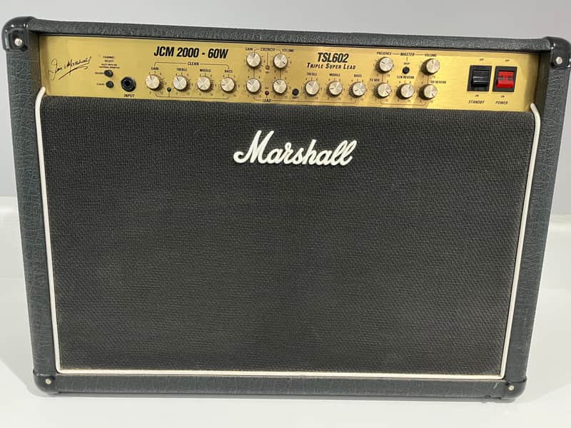 Marshall JCM 2000 TSL 602 Triple Super Lead 3-Channel 60-Watt 2x12" Combo 2000s - Black