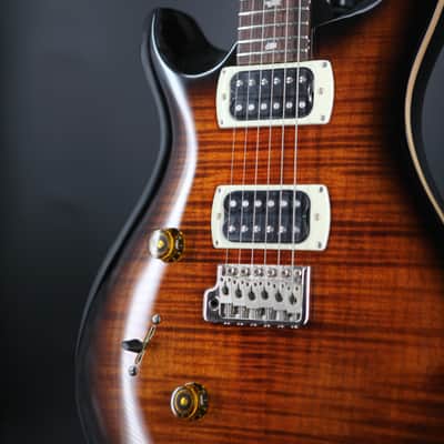 PRS SE Custom 24 Left-Handed - Black Gold Burst image 5