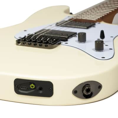 Jamstik Standard MIDI Guitar w Padded Case - - B-Stock Cream image 3