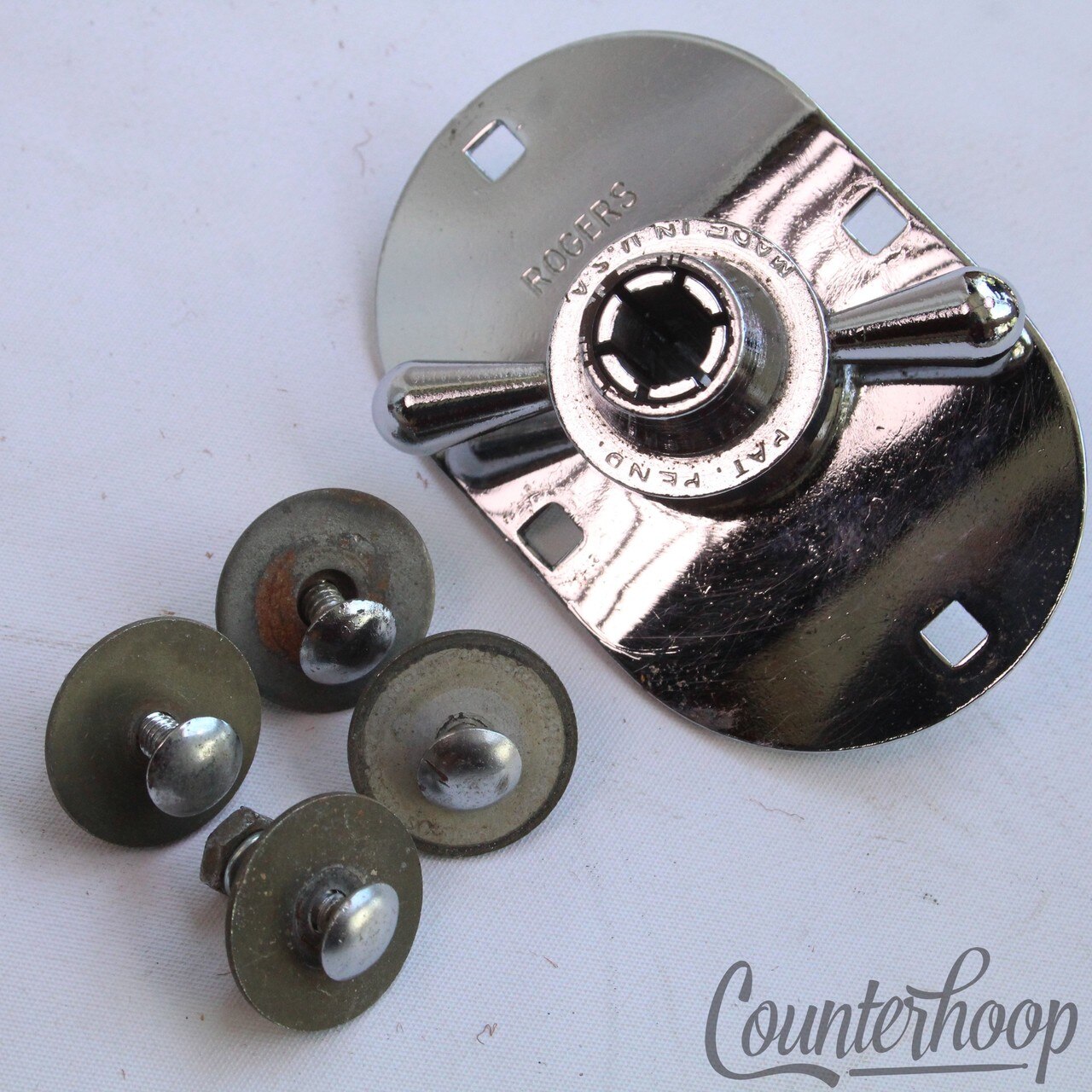 Rogers Swivomatic Bass Drum Tom/Cymbal Arm Straight Mount Machined Collet Post* — main photograph