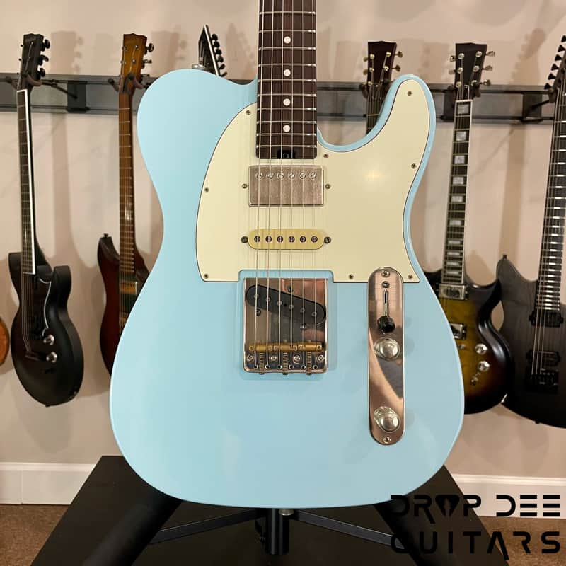 Schecter Custom Shop PT Wembley Studio Electric Guitar w/ Case-Sonic Blue Aged Nitro image 1
