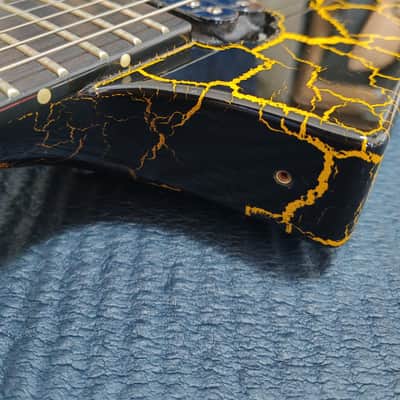 2007 ESP EX Explorer Yellow Crackle Custom Order - ESP Takada Factory / ESP Custom Shop - JAPAN MIJ image 12