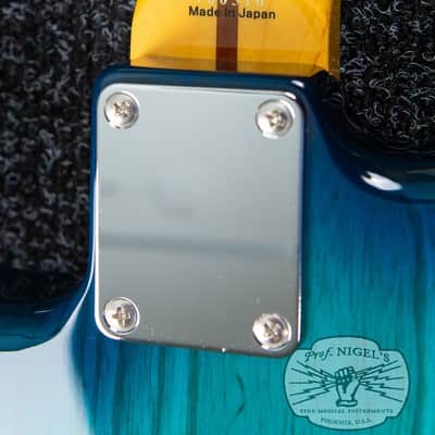 Tokai AST-108 S-Style MIJ Blue Burst Trans Ash Rosewood Alnico 2 Made in Japan image 16