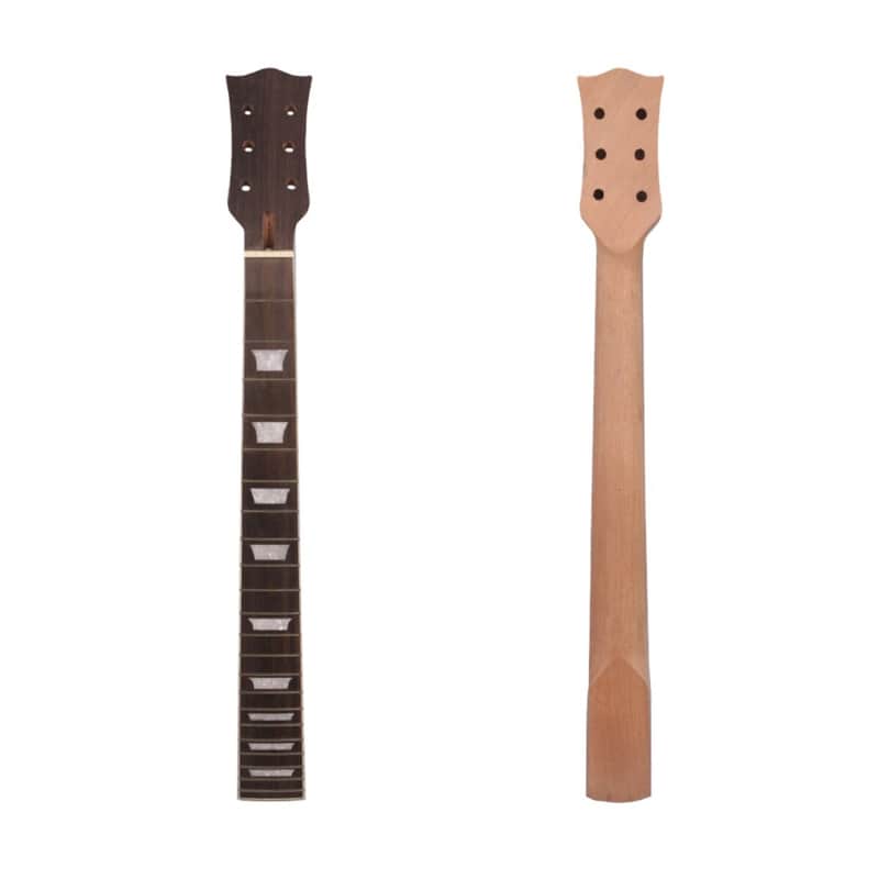 Guitar Neck 22fret 24.75in Mahogany Rosewood Fretboard trapezoid Inlay Bolt On image 1