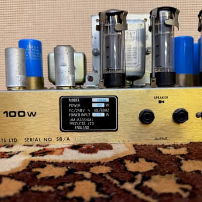 Vintage 1979 Marshall JMP Super Bass 100w MKII Amplifier Head Chassis *1970s* image 11