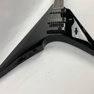 ESP LTD Arrow-1007 Baritone EverTune ET 7-String Electric Guitar Black B-Stock Larrow1007betblk image 11