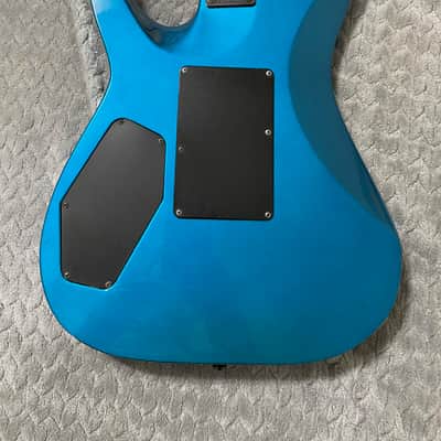 USA  Vintage Kramer Proaxe Deluxe 1989 Candy Blue, Seymour Duncans, Original Floyd Rose OHSC VG image 9