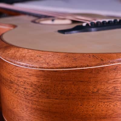 Crafter MINO Mahogany Mini Travel Acoustic Guitar Arm Bevel Slotted Headstock image 4