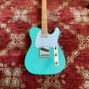 Fender Vintera '60s Telecaster Modified with maple Fretboard Seafoam Green with gig bag and Fender 50’s reissue pickups.