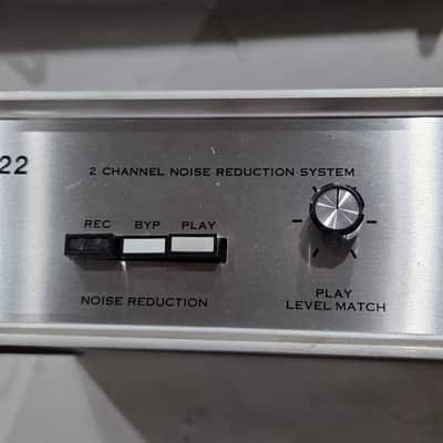 dbx 122 2-Channel Type II Noise Reduction System 1970s - Black image 1