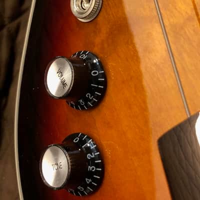 Eastwood MRG Series Double-Neck LH Bound Maple Top Body & Neck 4/6-String Electric Guitar w/Gig Bag for Left Handed Players image 13