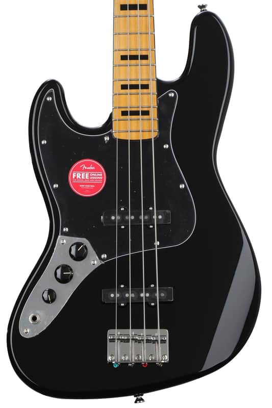 Squier Classic Vibe '70s Jazz Bass Left-handed - Black image 1