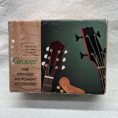 Grover Rotomatic Tuners NOS 1980's Nickel 102N 3+3 Machine Heads image 1