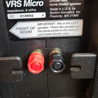 Boston Acoustics Boston Acoustics VRS Micro satilites 90s  - Black image 8