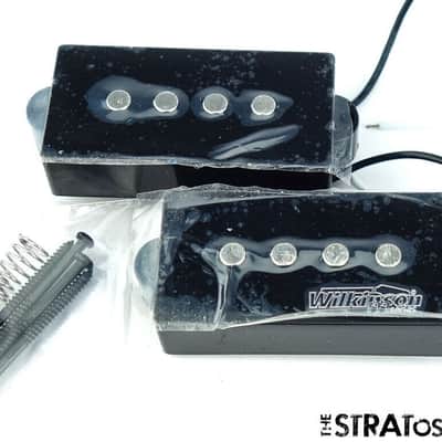 *NEW Wilkinson WOPB Ceramic for Fender Precision P Bass PICKUP SET Humbucking! image 1
