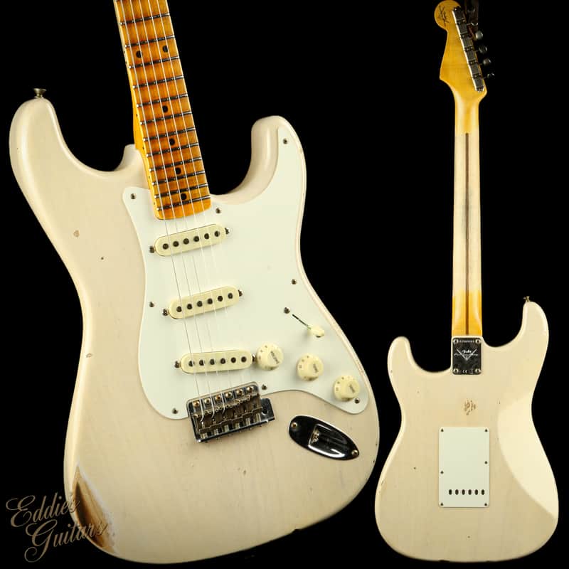 2023 - Fender Custom Shop 1957 Stratocaster Relic - Aged White Blonde image 1