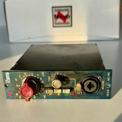 AMS Neve 1073LB 500 Series Mic Preamp Module 2010s - Blue image 4