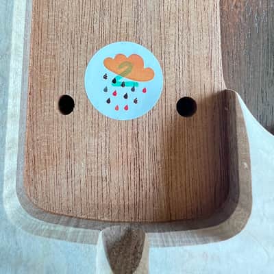 high end Offset Bass Body Unfinished Deep Curly Maple Top / Walnut Accent/ Solid One-piece Mahogany Back- limited Luthier Supply R2 image 7
