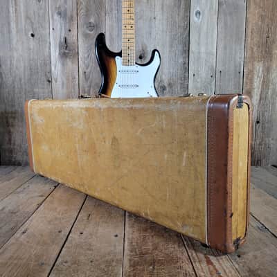 Fender 1955 Stratocaster Sunburst One-Piece Ash Body Excellent image 19