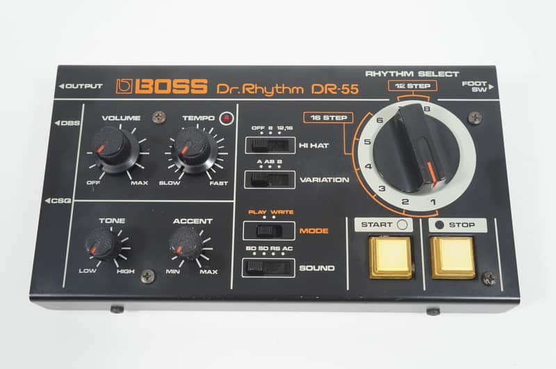 [SALE Ends June 12] BOSS Dr-55 Dr. Rhythm Vintage Analog Drum Machine Roland image 1