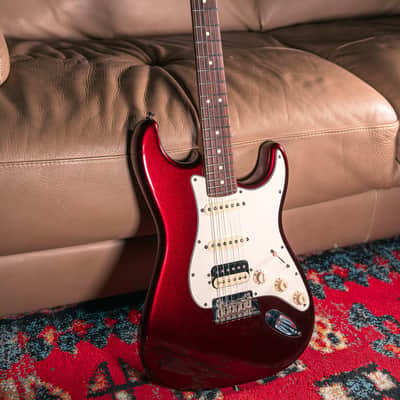 Fender American Standard Stratocaster HSS in Bordeaux Metallic, Pre-Owned image 3
