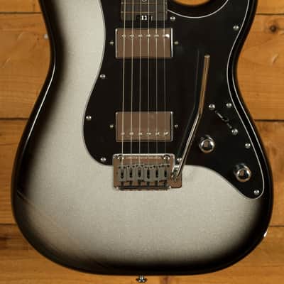 Schecter Nick Johnston Traditional HH - Ebony - Atomic Mercury image 1
