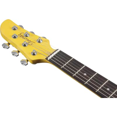 Ibanez Talman YY20-OCS Yvette Young Signature 6-String Solid Body Electric Guitar with Rosewood Fretboard, Right-Handed, Orange Cream Sparkle image 4