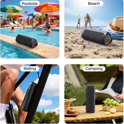 20W Wireless Bluetooth Speaker with HD Audio, IPX5 Water Resistance, Long Battery Life & TWS Connection for Travel, Parties and Outdoor Use image 7