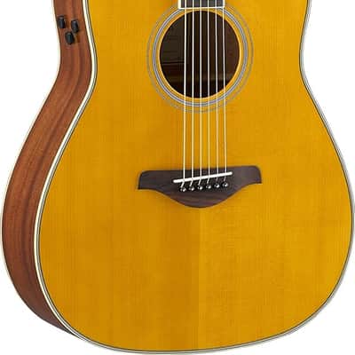 Yamaha FG-TA TransAcoustic Acoustic-Electric Guitar - Vintage Tint image 3