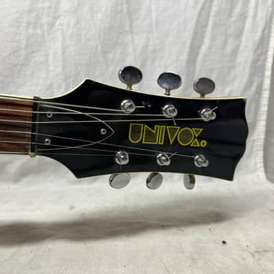 Univox Coily U1825 Hollow Body Guitar MIJ Made In Japan Vintage Redburst - AS IS! needs new nut image 7