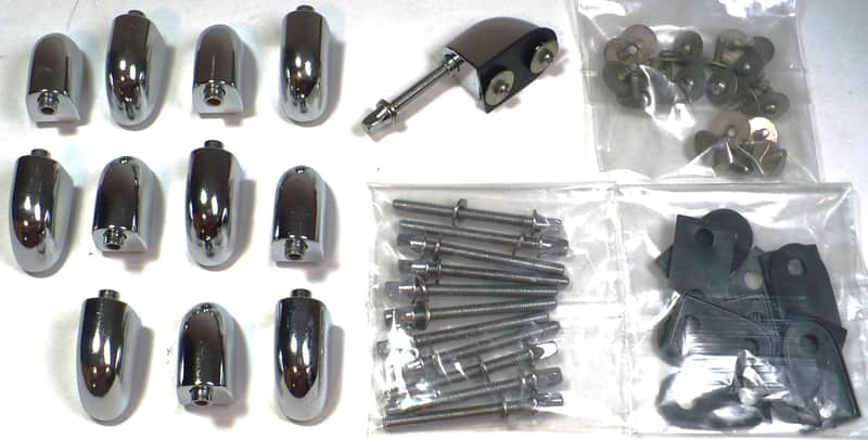 Lot of 12 Lugs and Tension Rods image 1