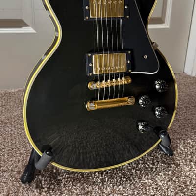 Gibson 2001 Custom Shop Historic Collection 2-Pickup '57 Les Paul Custom Black Beauty Reissue - Ebony image 2