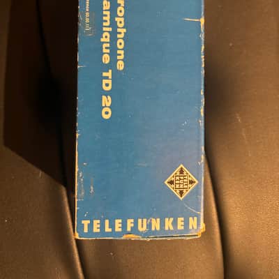 NOS Vintage Telefunken TD20 New In Box - modified with switchcraft style XLR jack for modern studio use image 4
