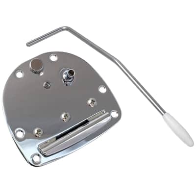 NEW Guitar Tremolo Tailpiece For Jazzmaster® Jaguar® w/ Arm - CHROME