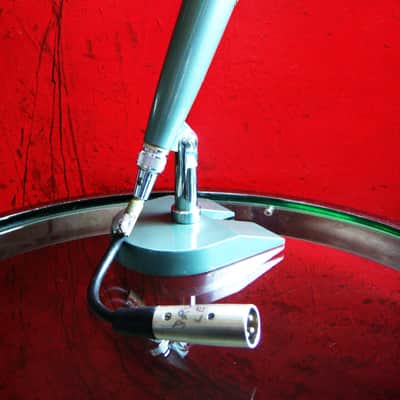 Vintage RARE 1960's NEAT TM-10 dynamic omni-directional microphone High Z w cable & stand Lafayette Calrad Aiwa image 10