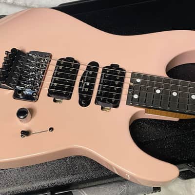 NEW ! Jackson Custom Shop Dinky HSH - Roasted Maple Neck & Ebony Fretboard - DK - Shell Pink - Authorized Dealer - 8.35 lbs - G07118 image 3
