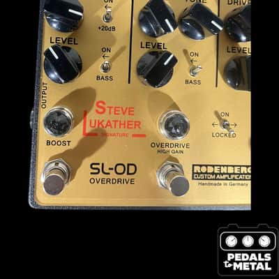 Rodenberg SL-OD Steve Lukather Signature Overdrive 2020 - Present - Gold / Black - X16025 image 3