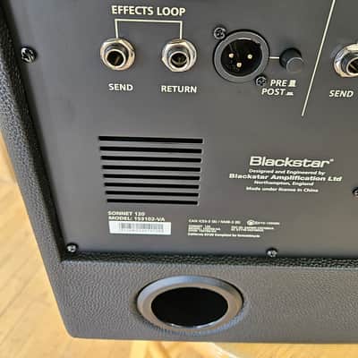 Blackstar Sonnet 120 Natural Response 120-Watt 1x8" Acoustic Guitar Amp - Black image 11