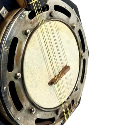 Banjo-Mandolin (Banjolin) Busato Style « Pierrot de la Lune » 1930's image 5