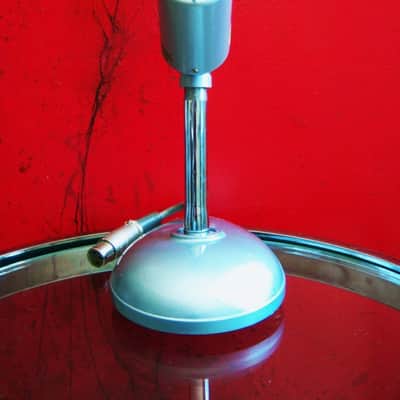 Vintage 1960's Altec 660B dynamic microphone "Salt Shaker" w period stand & cable Hi Z PROP 633A image 1