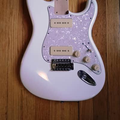 Fender Stratocaster body with P90 pickups image 1