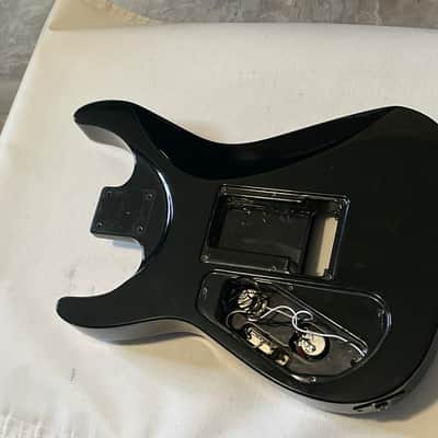 2000's Made in Japan Jackson DK2M Dinky Black Guitar Body Floyd Ready image 11