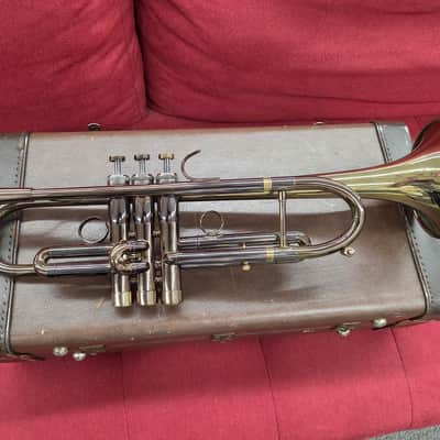 Monette Style Trumpet ( Copy) Refinished - Smoke Black Brass image 4