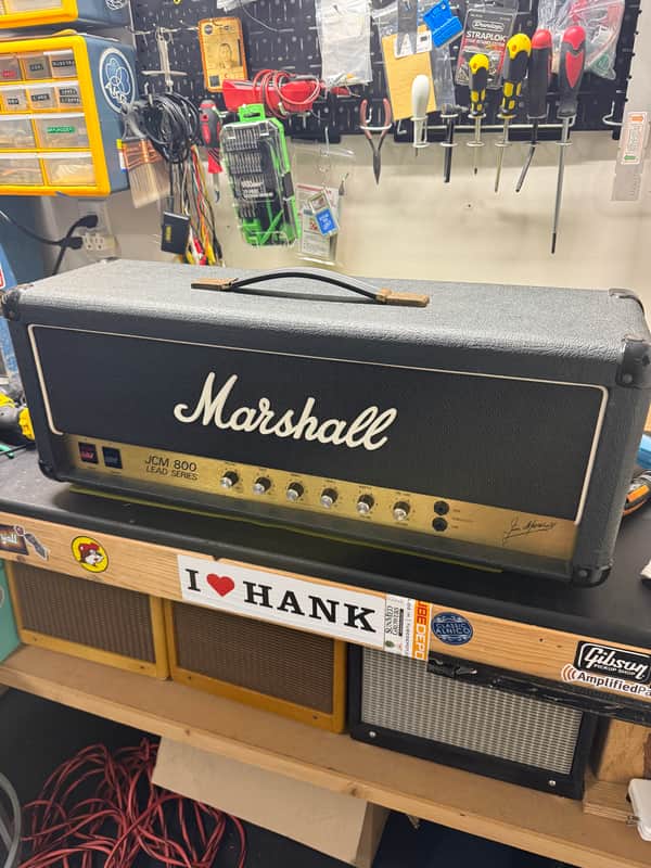 Marshall JCM 800 Lead Series Model 2204 50-Watt Master Volume Mk2 Head 1981 - 1988 - Black