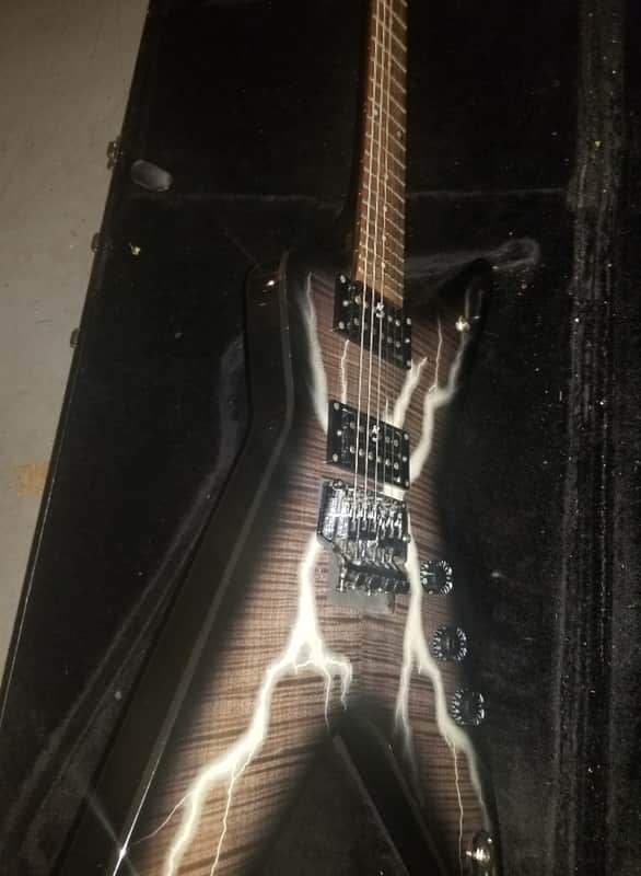 Washburn Washburn dimebag 333 bolt 2005 - RARE, Purple flamed bolt