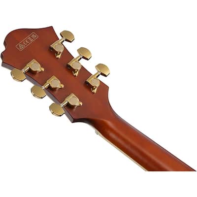Ibanez PM3C NAL Pat Metheny Signature Hollowbody Electric Guitar. Natural Amber Low Gloss with Case image 9