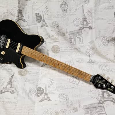 Ernie Ball Music Man Axis 1994 Gloss Black Rare Matching Headstock One Owner Never Played NICE! image 12